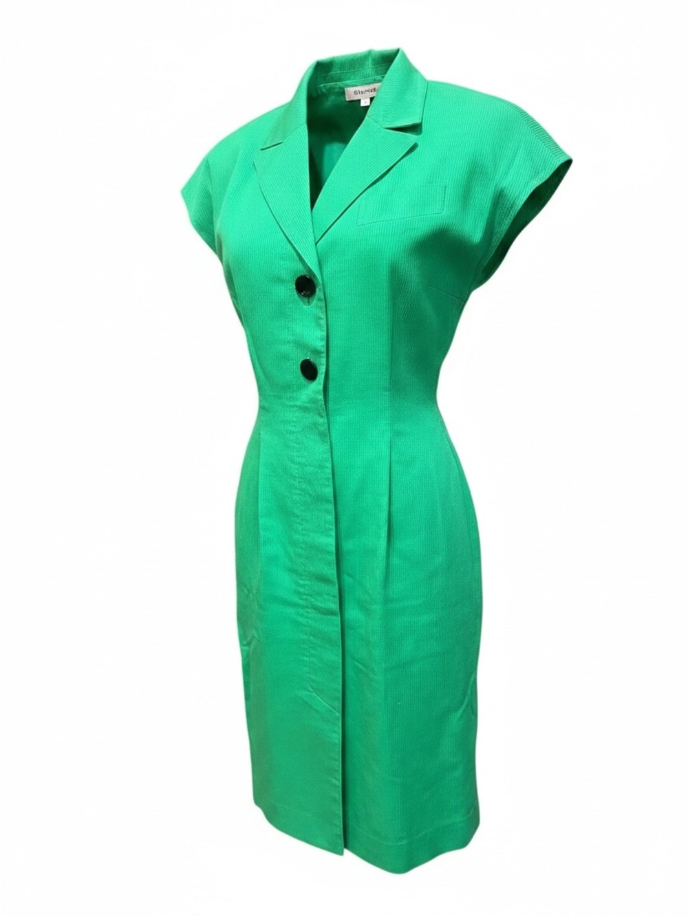 🌞Vintage Christian Dior Prêt-à-Porter Emerald Green Sheath Dress Size 9